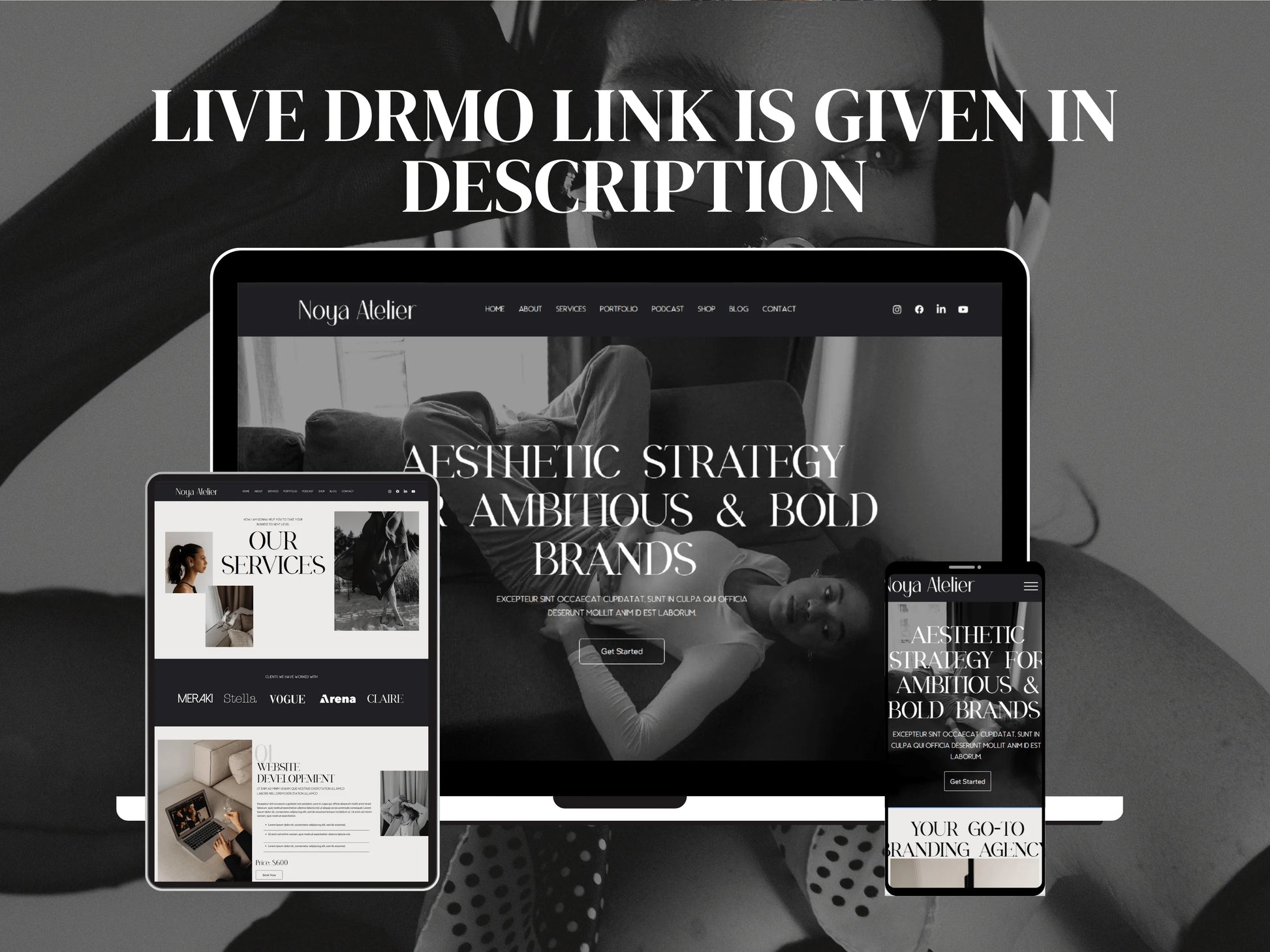 Premium Wix Studio Website Template for Creative Agency - Advertfox