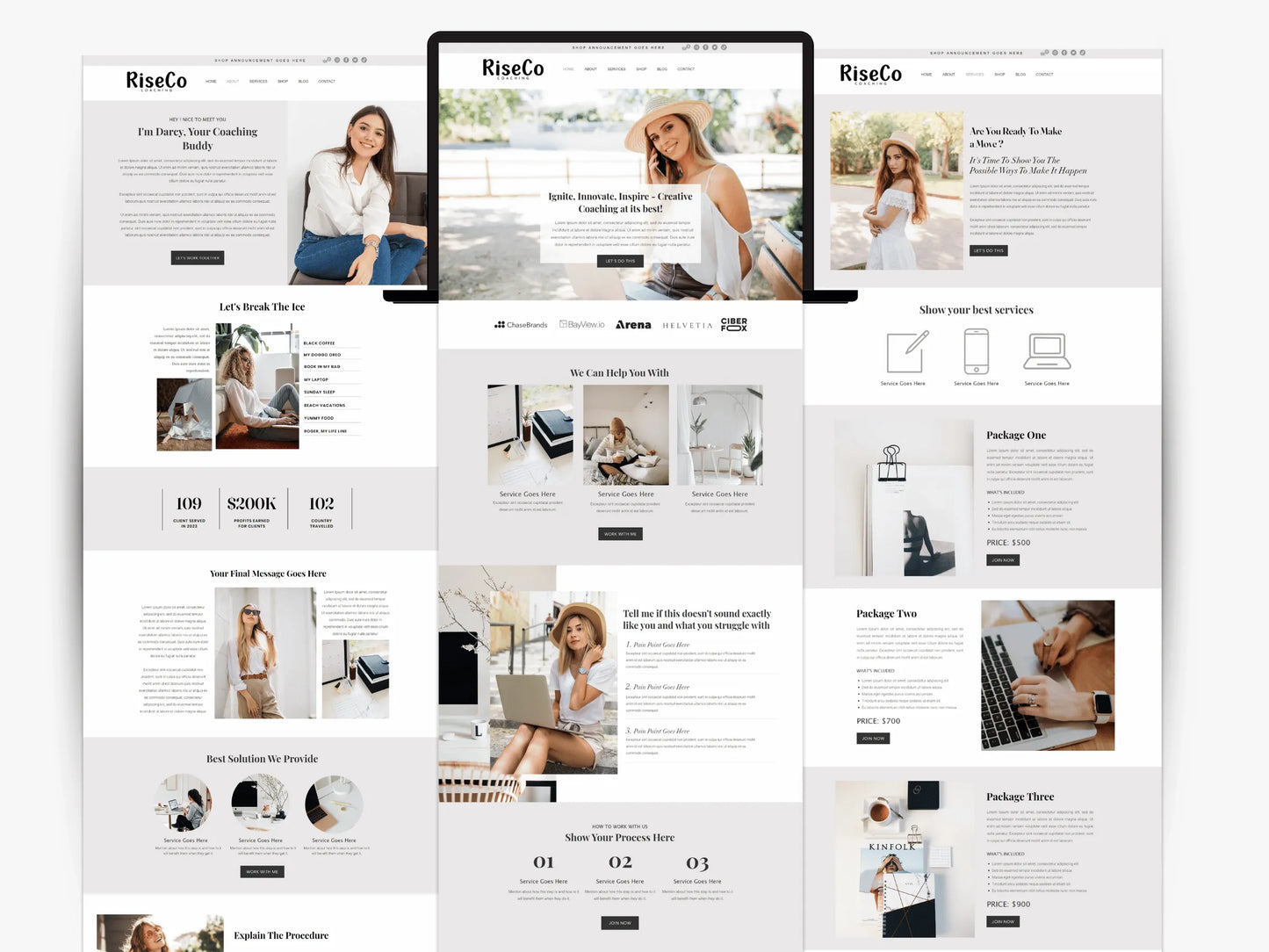 Wix Website Template for Coaches & Consultants - Advertfox
