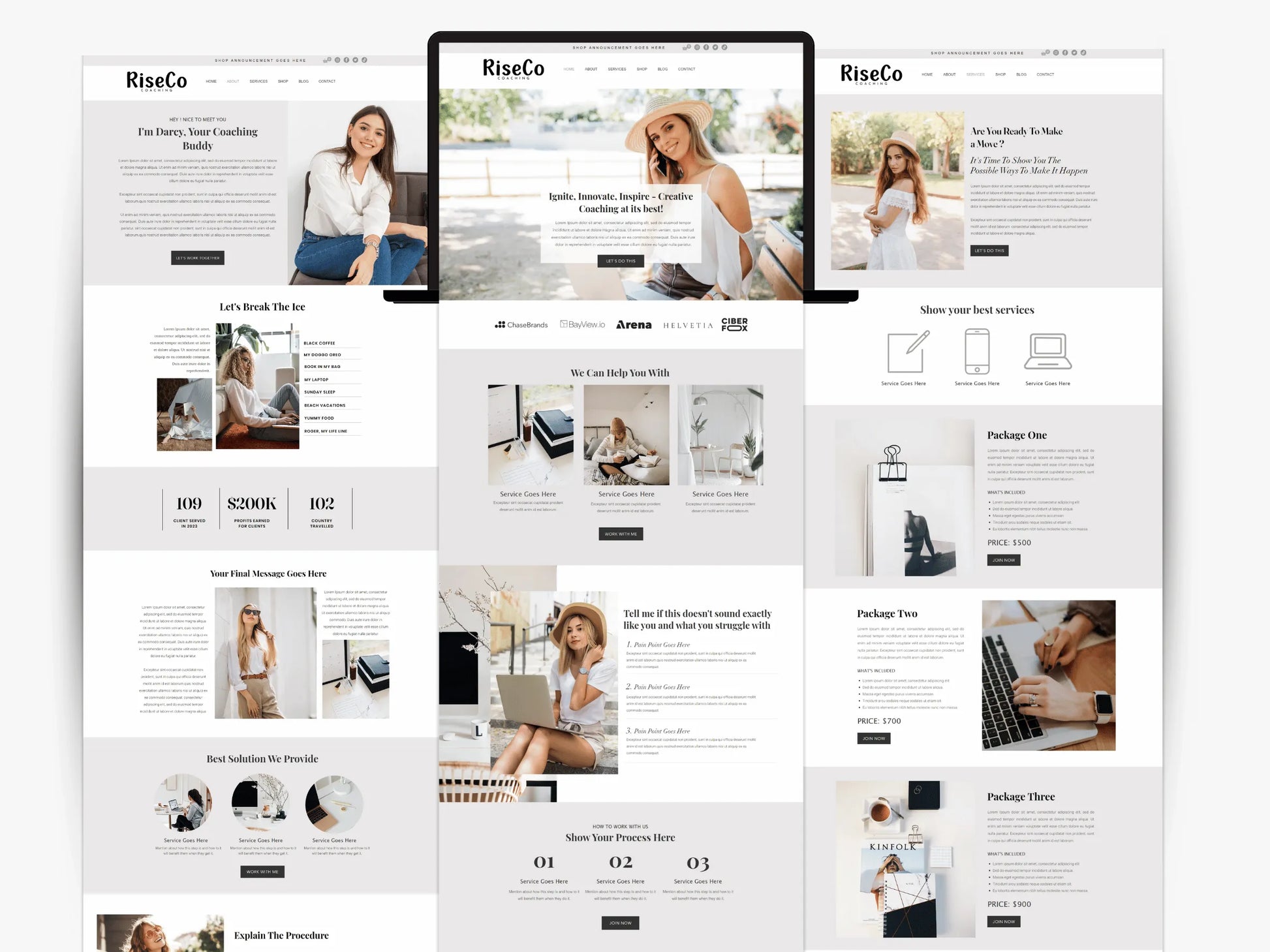 Wix Website Template for Coaches & Consultants - Advertfox