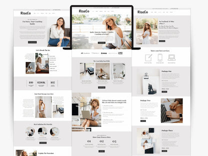 Wix Website Template for Coaches & Consultants - Advertfox