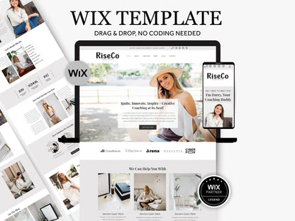 Wix Website Template for Coaches & Consultants - Advertfox