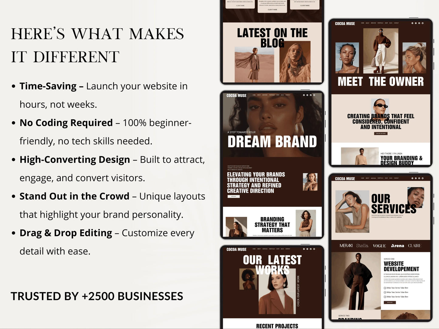 Premium Wix Studio Website Templates for Modern Brands - Advertfox
