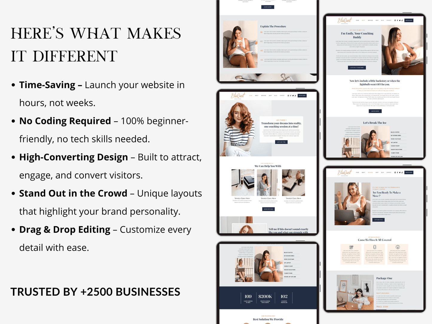 Wix Template For Coaches & Service Agency - Advertfox