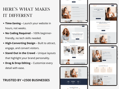 Wix Template For Coaches & Service Agency - Advertfox