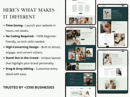 Premium Wix Website Template for Life Coaches - Advertfox
