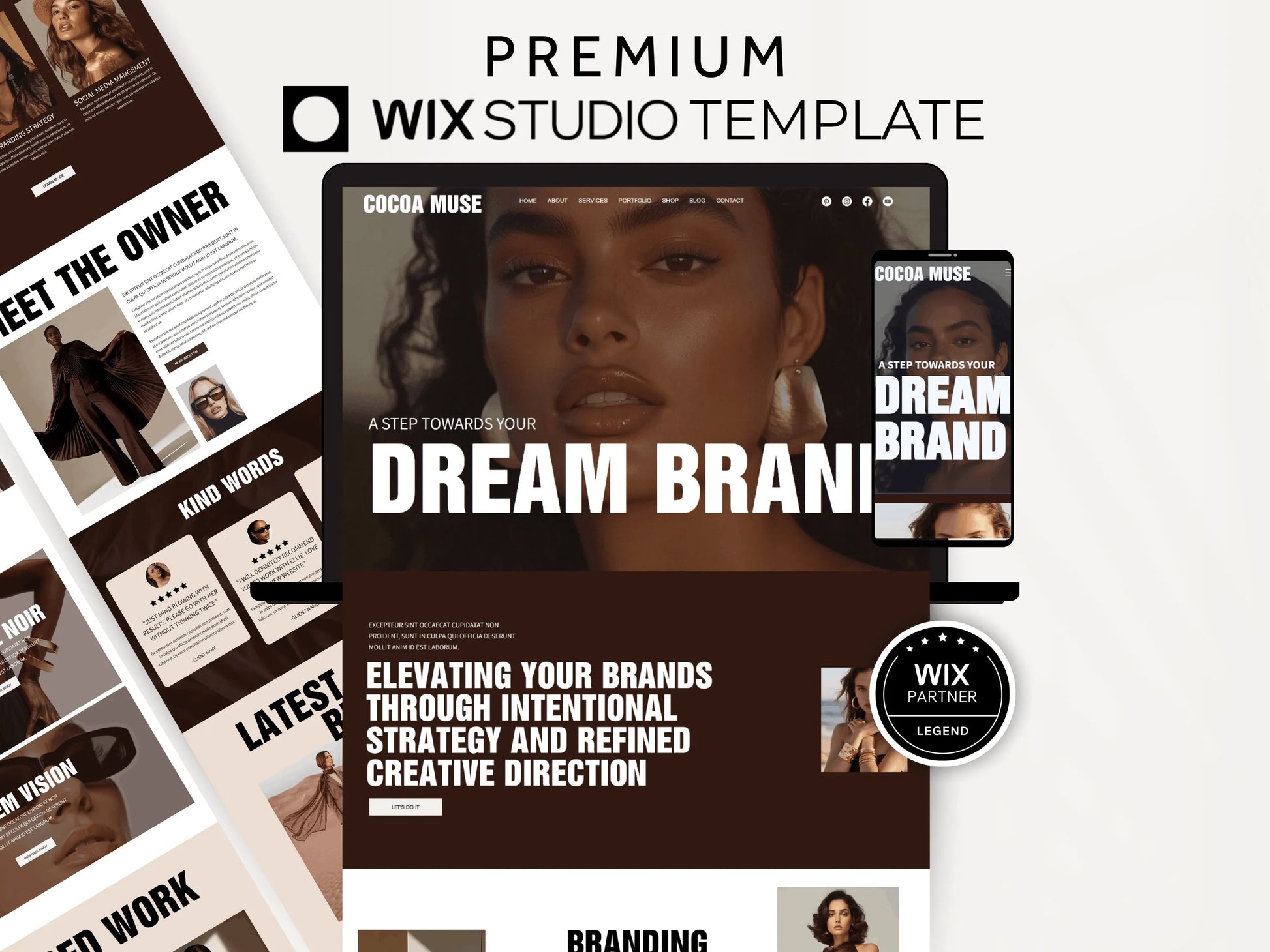 Premium Wix Studio Website Templates for Modern Brands - Advertfox
