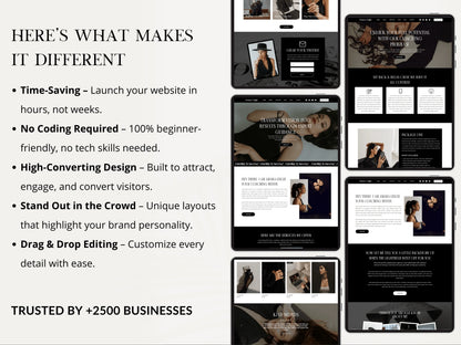 Professional Wix Website Template for Coaches & Consultants - Advertfox