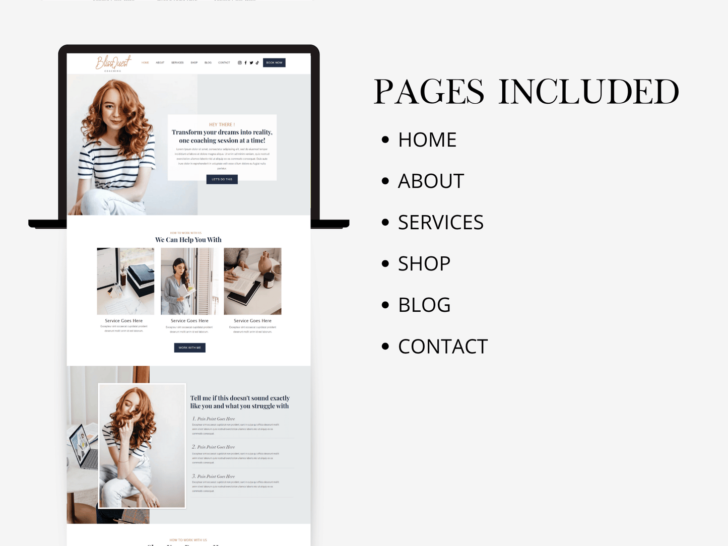 Wix Template For Coaches & Service Agency - Advertfox
