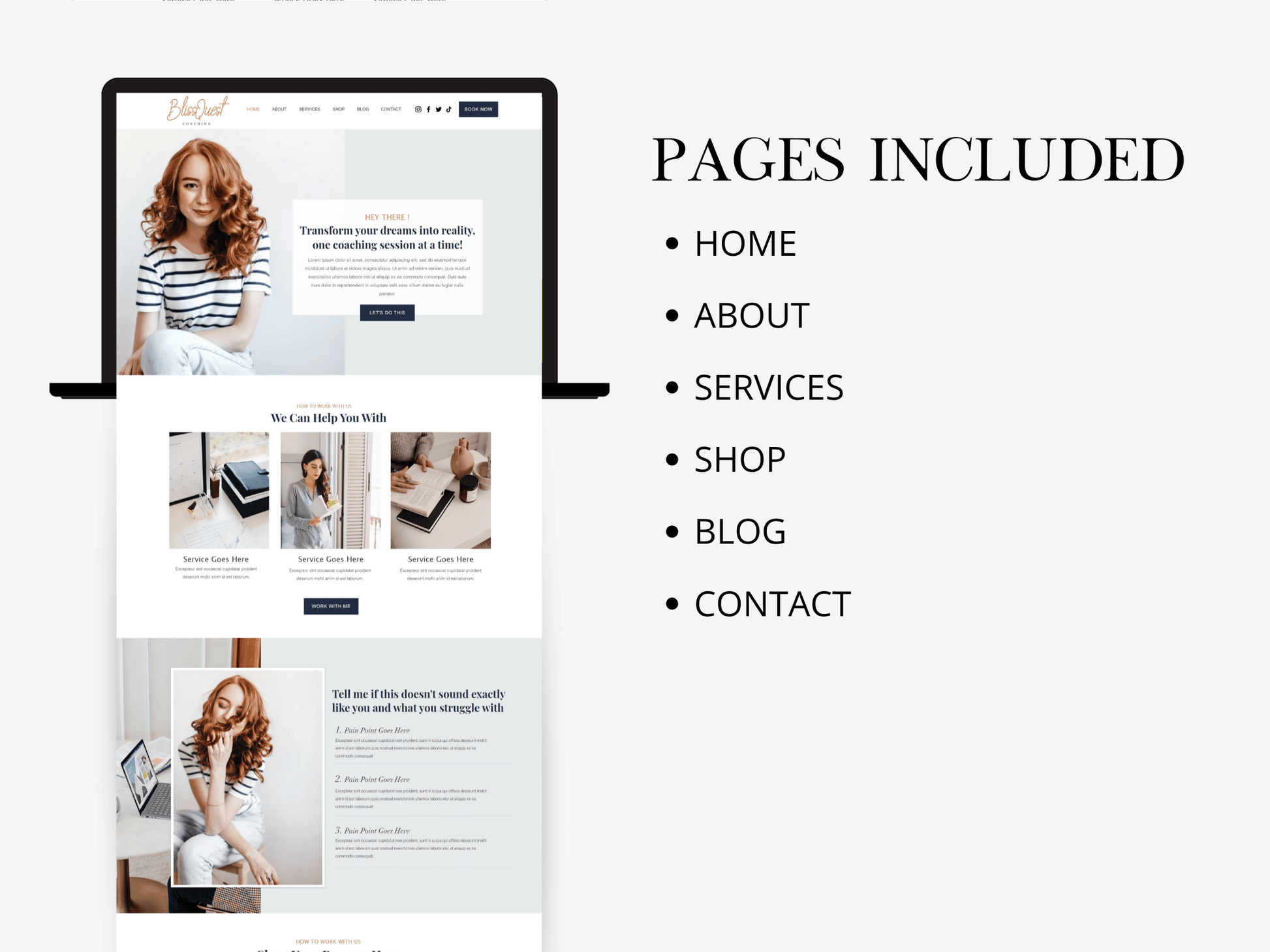Wix Template For Coaches & Service Agency - Advertfox