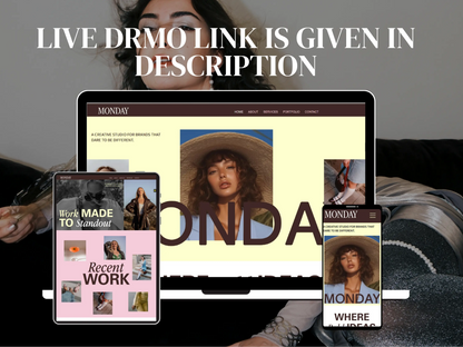 Wix Studio Website Template for Creative Agency