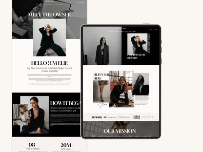 Elegant Wix Studio Website Template