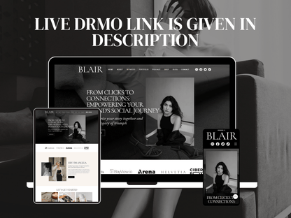 Bold Wix Website Template - Advertfox
