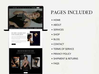 Professional Wix Website Template for Coaches & Consultants - Advertfox