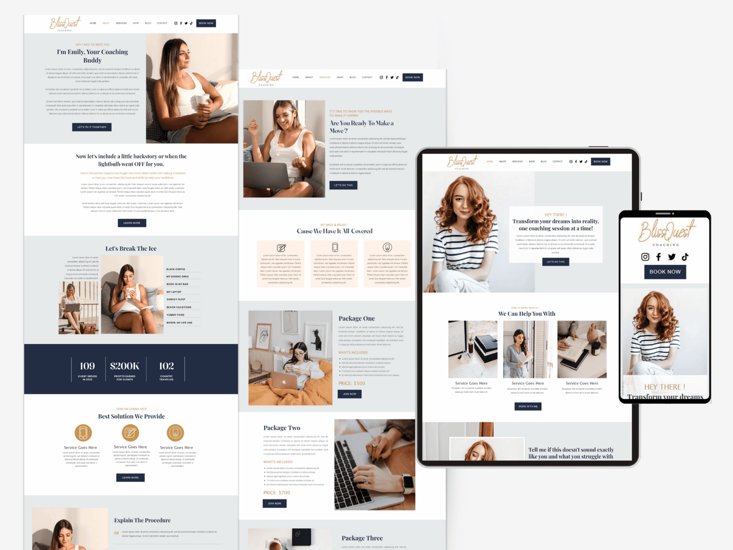 Wix Template For Coaches & Service Agency - Advertfox