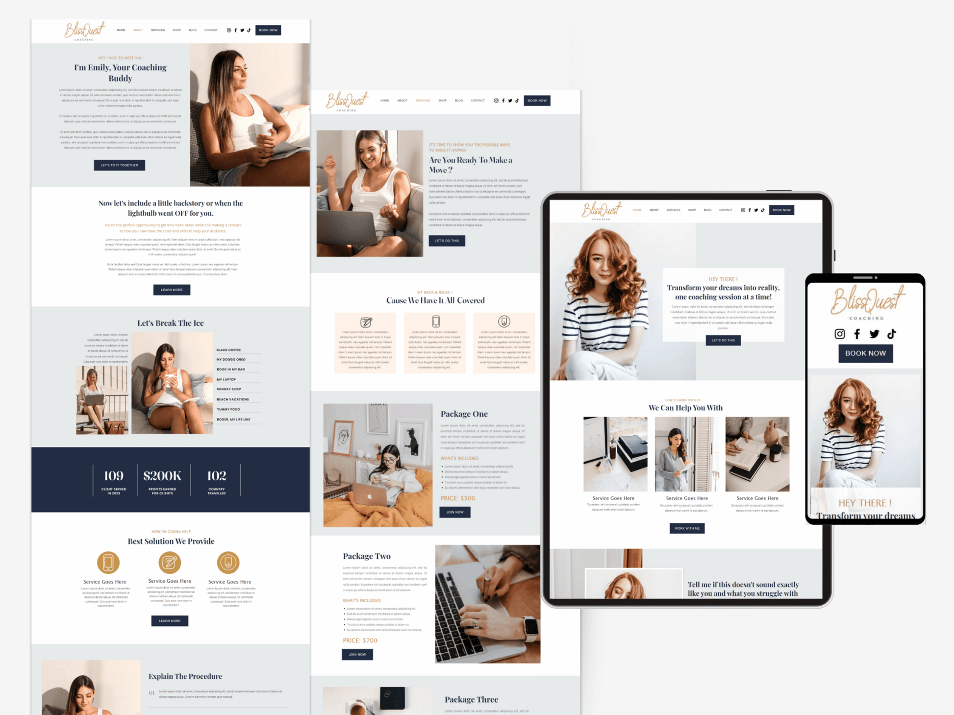 Wix Template For Coaches & Service Agency - Advertfox