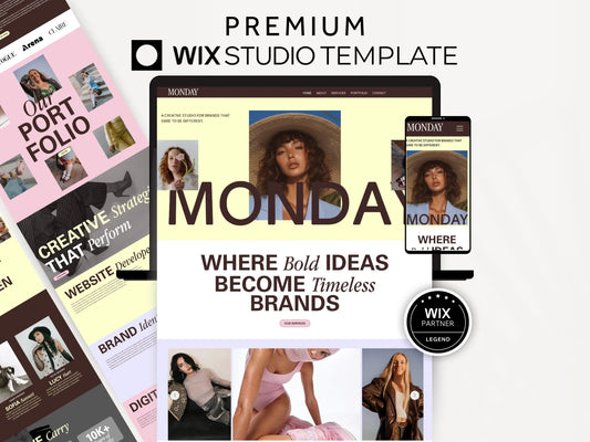 Wix Studio Website Template for Creative Agency