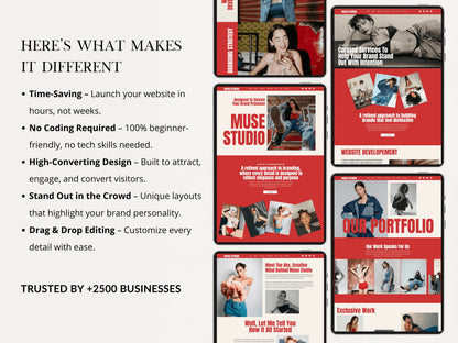 Wix Studio Website Template for Coaches, Creatives - Advertfox