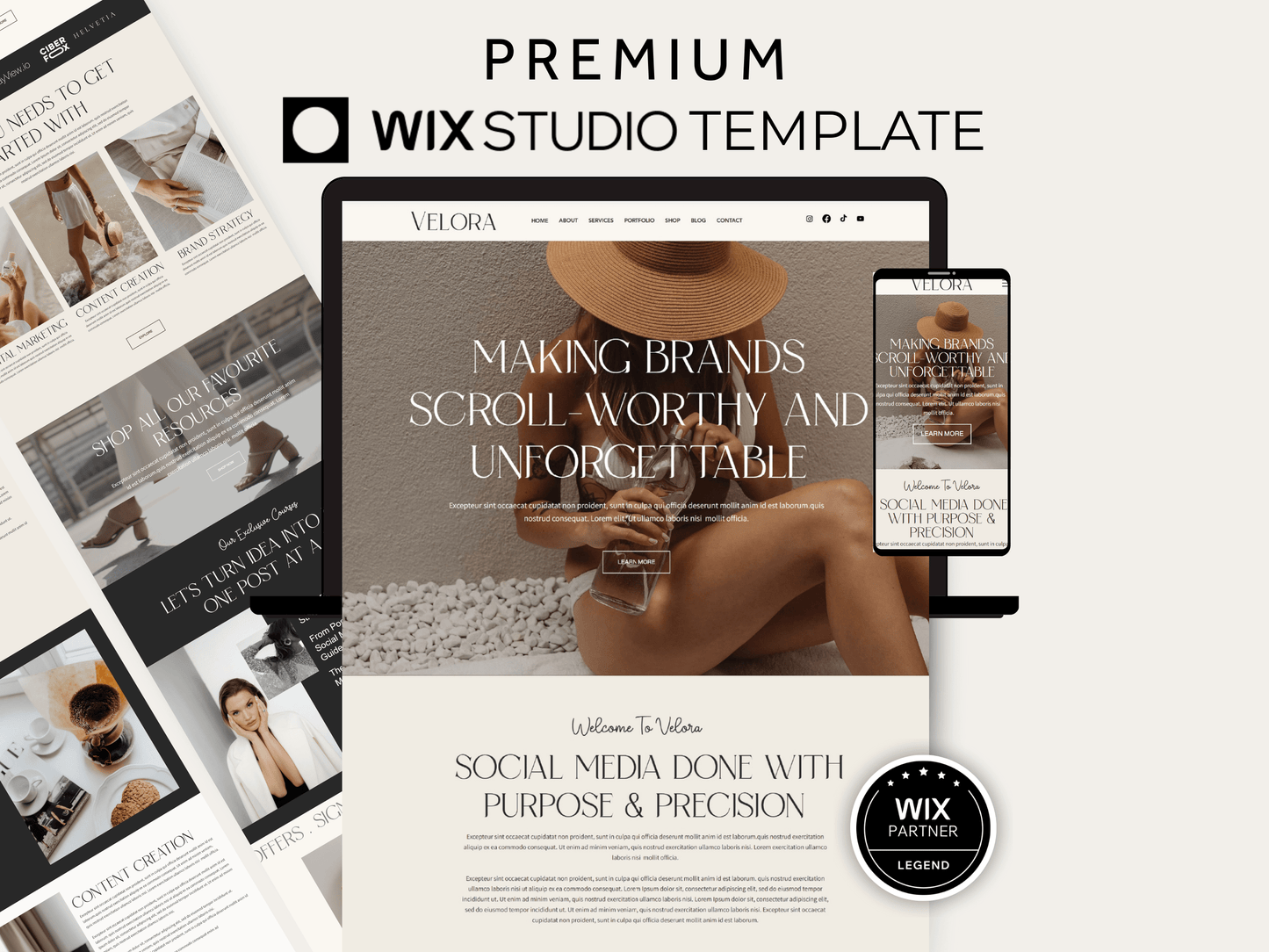 Modern Wix Studio Website Template