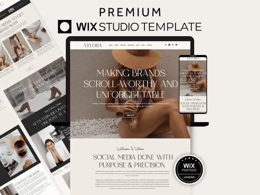 Modern Wix Studio Website Template