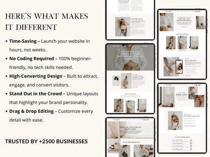 Premium Wix Website Template For Brand Agency