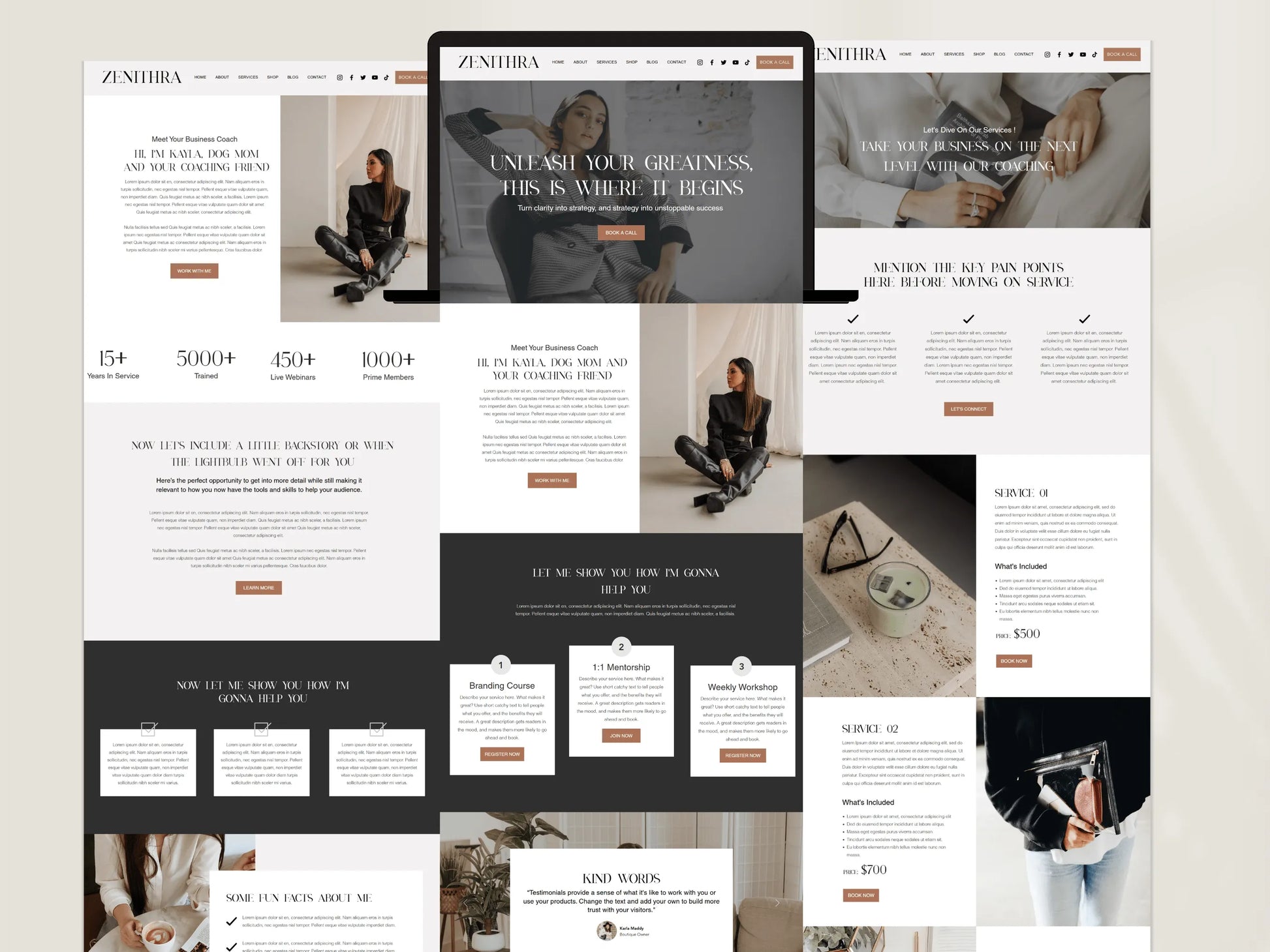 Modern Wix Website Template for Coaches & Agencies - Advertfox