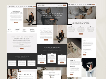Modern Wix Website Template for Coaches & Agencies - Advertfox