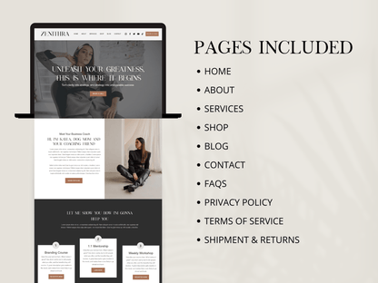 Coaching Wix Website Template