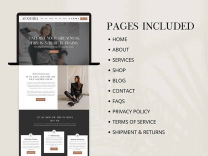 Modern Wix Website Template for Coaches & Agencies - Advertfox