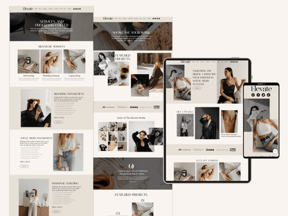 Premium Wix Website Template - Advertfox