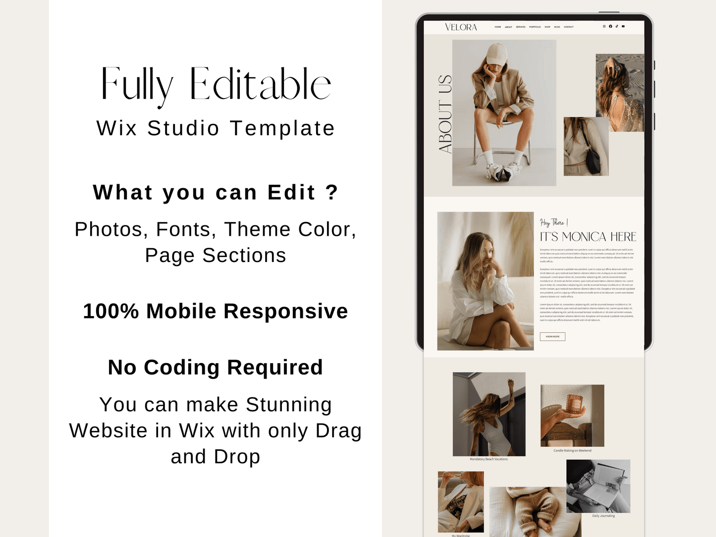 Modern Wix Studio Website Template