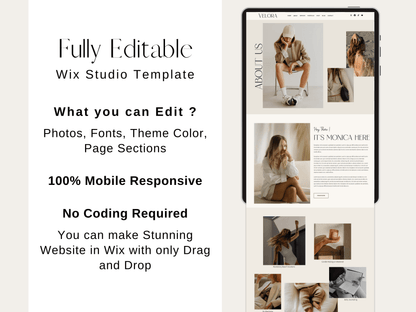 Modern Wix Studio Website Template