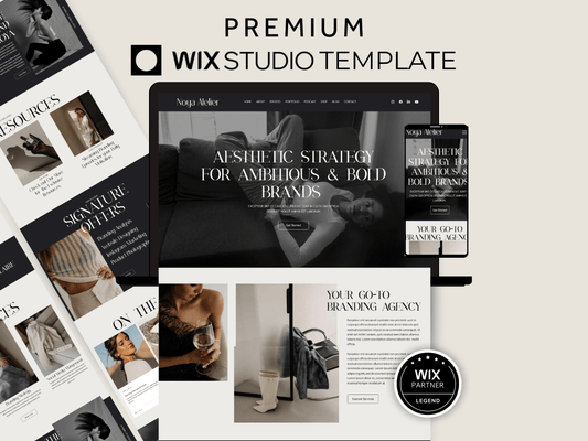 Noya Atelier Premium Wix Studio Website Template