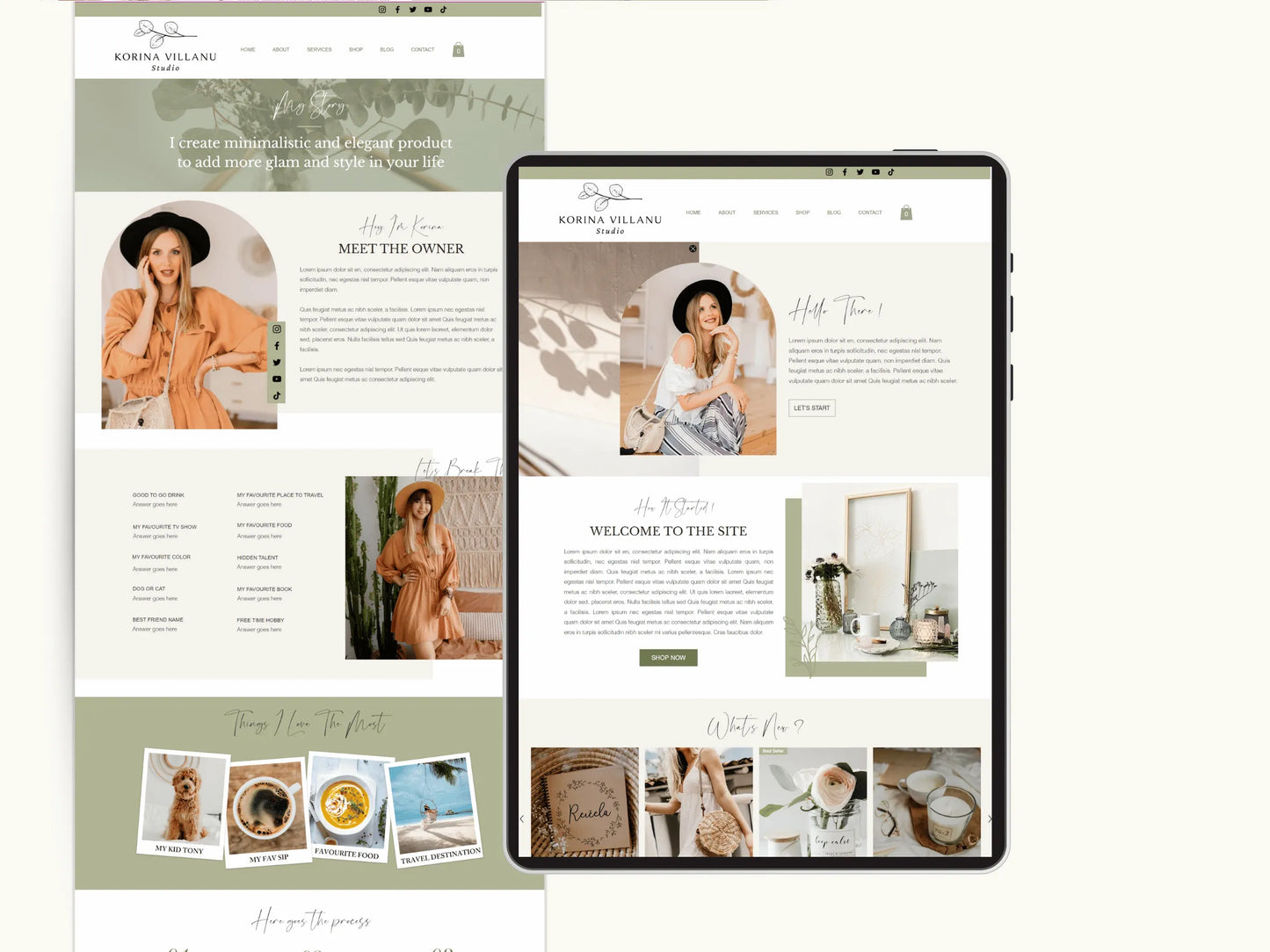 Elegant Wix Website Template For Coaches & Creative Agengency - Advertfox