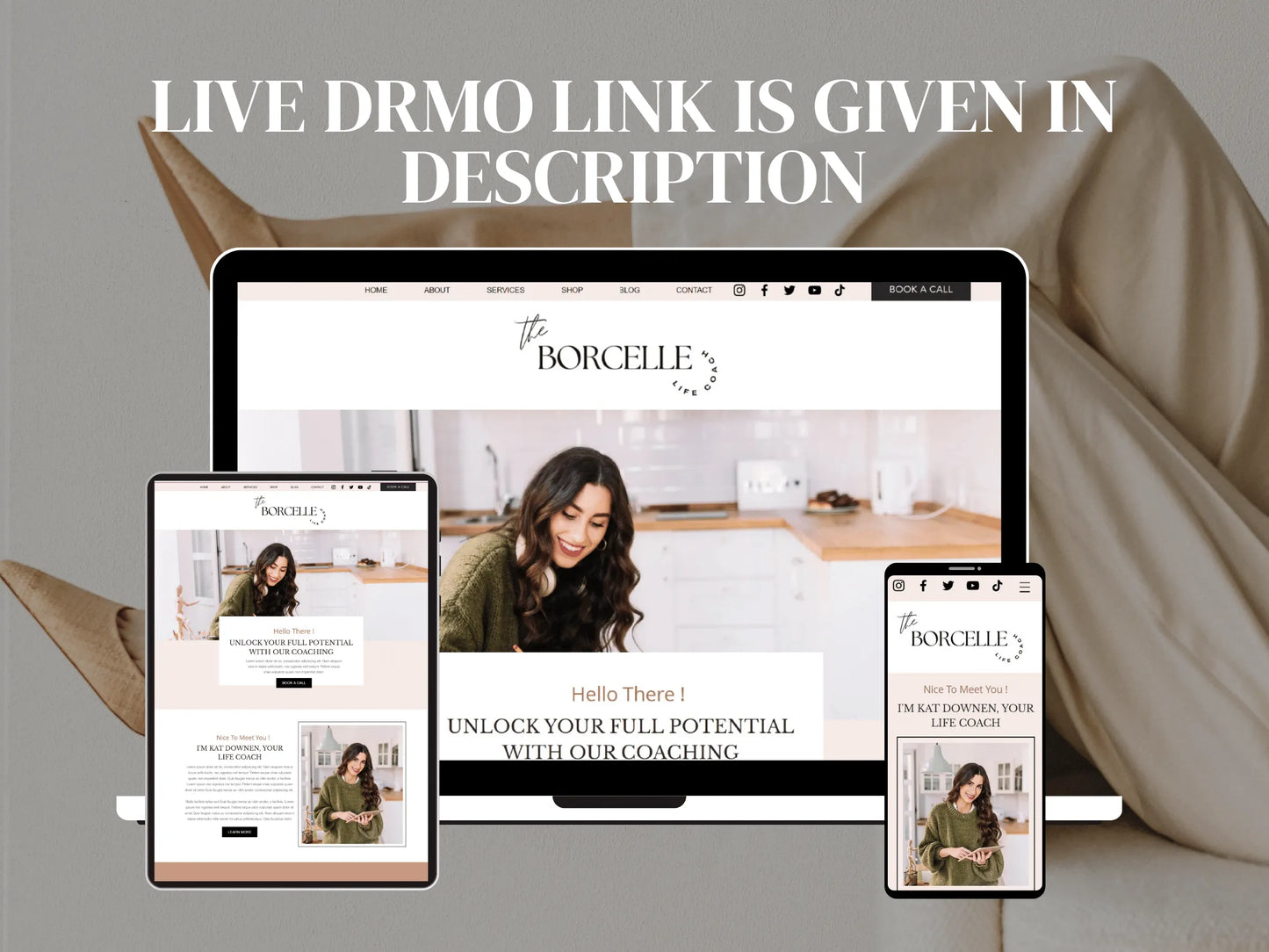 Wix Website Template for Coaches, Social Media Manager - Advertfox