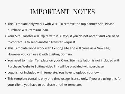Coaching Wix Website Template - Advertfox