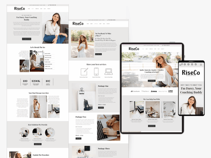 Coaching Wix Website Template - Advertfox