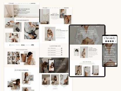 Premium Wix Website Template For Brand Agency