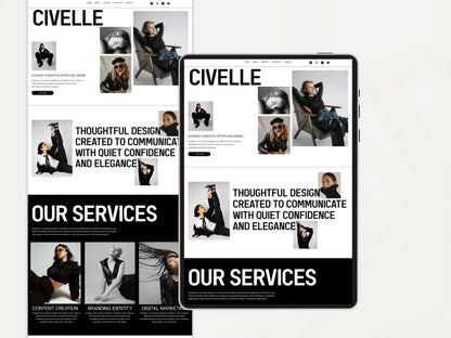 Modern Wix Studio Landing Page Template - Advertfox