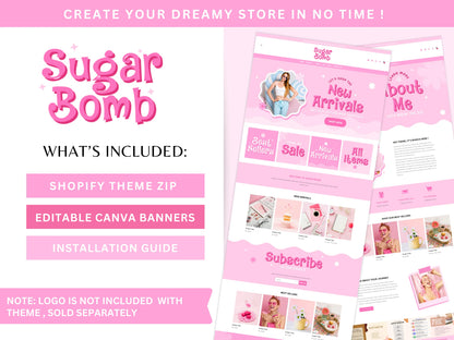 Pink Shopify Theme - Advertfox