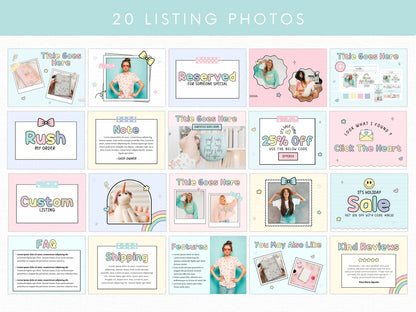 Pastel Etsy Shop Banner Template - Advertfox
