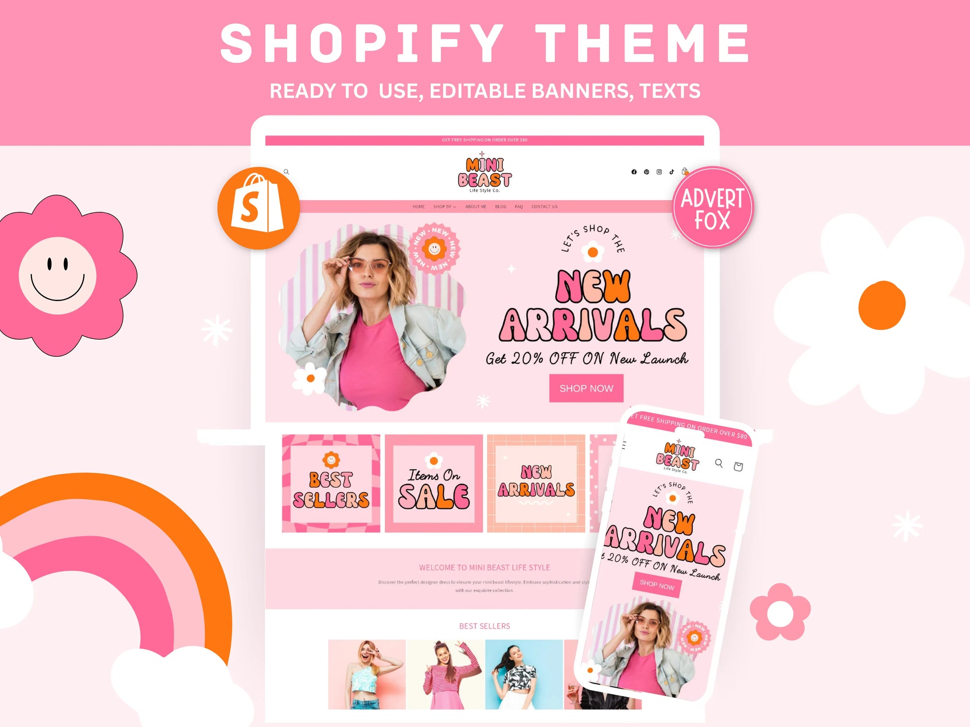 Retro Shopify Theme - Advertfox