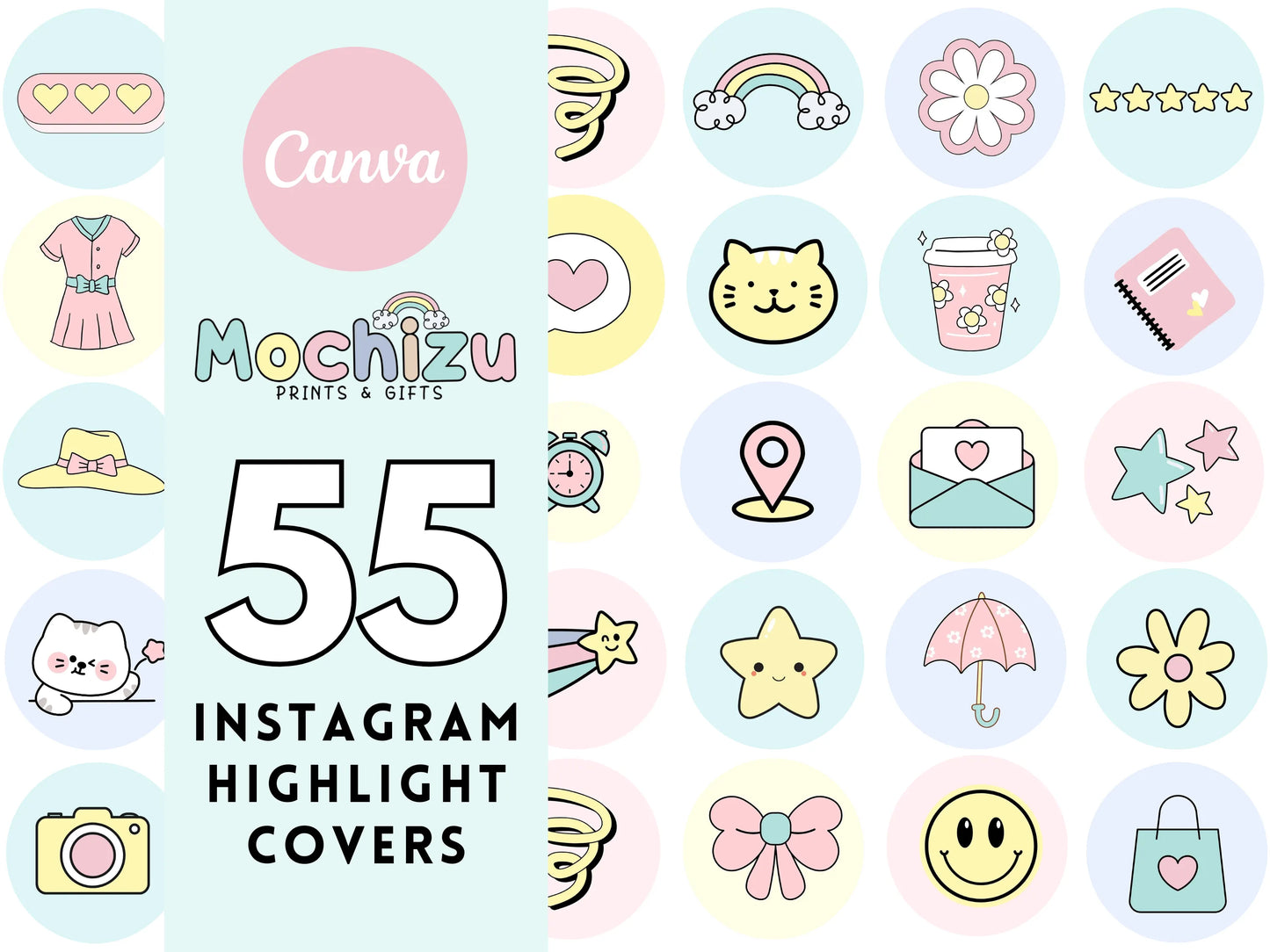 Pastel Instagram Story Highlights - Advertfox