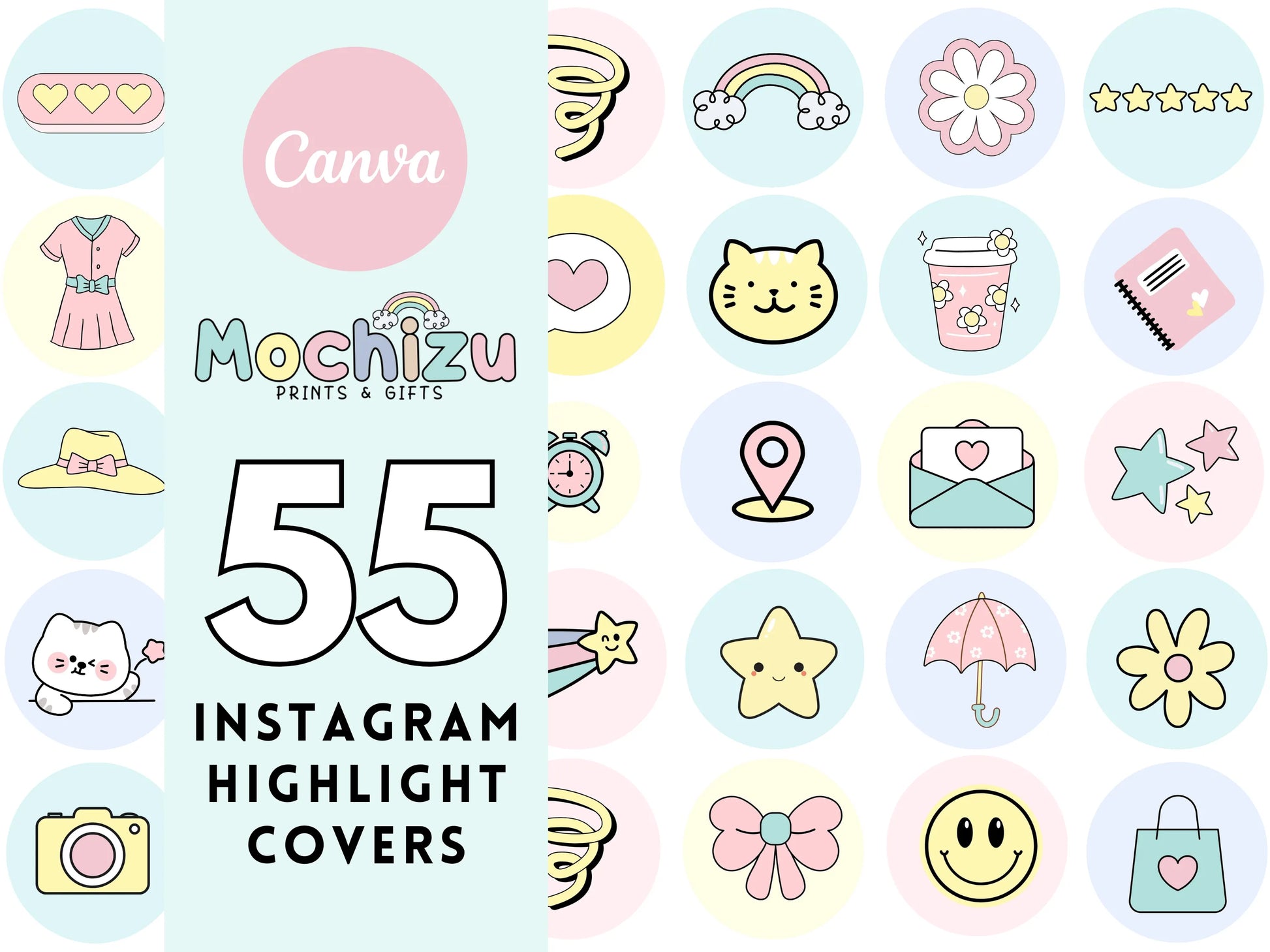 Pastel Instagram Story Highlights - Advertfox