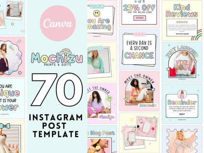 Pastel Instagram Template Bundle - Advertfox