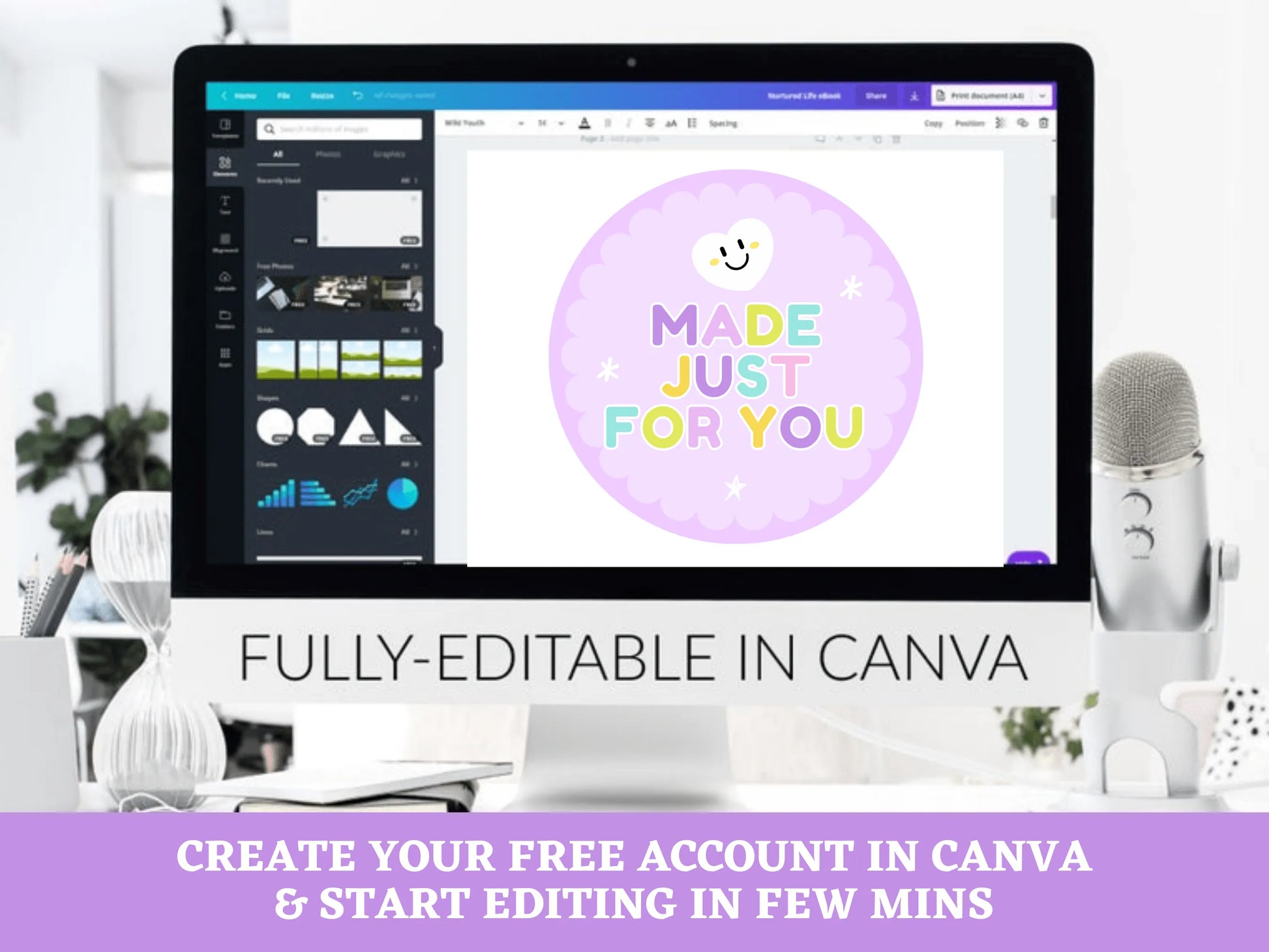 Purple Packaging Sticker Template - Advertfox