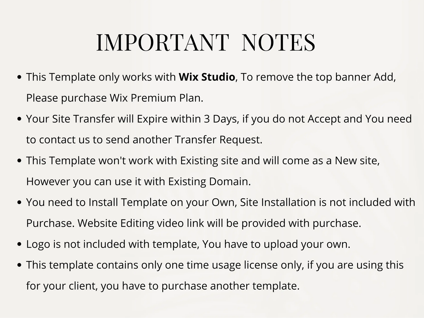 Wix Studio Website Template for Creative Agency