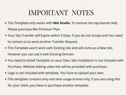 Wix Studio Website Template for Creative Agency