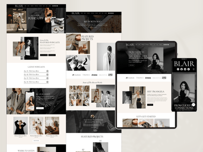 Bold Wix Website Template - Advertfox