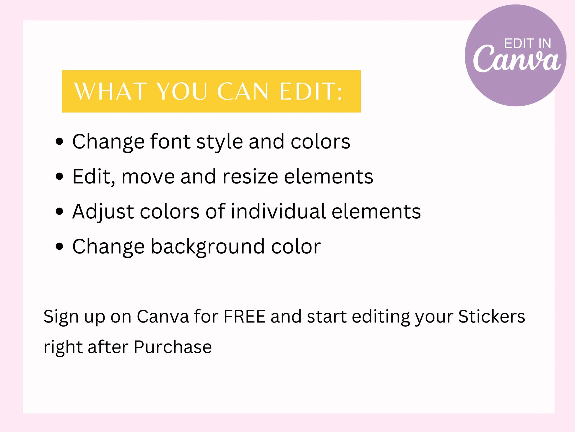 Pink Packaging Sticker Template - Advertfox