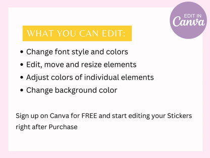 Pink Packaging Sticker Template - Advertfox